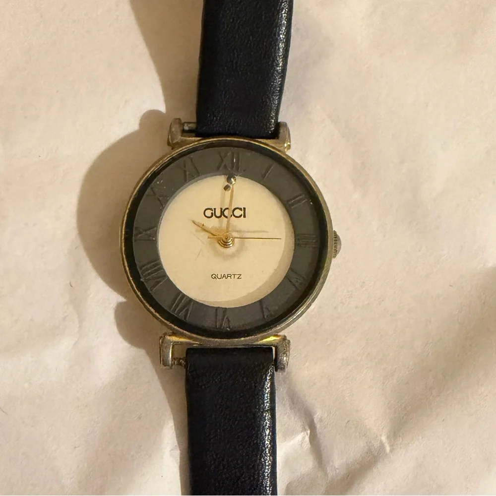 Gucci Black and Gold Smartwatch